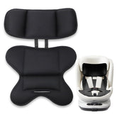 Twievo infant car seat insert supports head and body for newborn comfort.