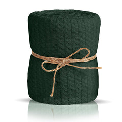 Twinkle Nest dark green baby wrap ready for newborn photography