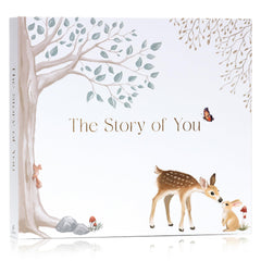 Two Little Dinos memory book cover with gender-neutral design for timeless keepsakes
