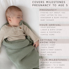 Two Little Dinos prompts section helps capture memories with thoughtful prompts.