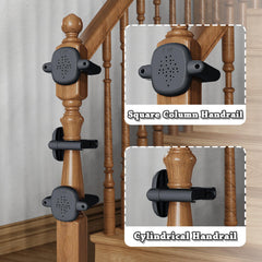 TXTLDB square-post compatibility fits banisters 1.57 to 3.94 inches wide.