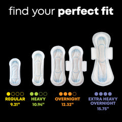U by Kotex breathable soft-touch cover visible for all-day comfort.