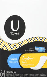 U by Kotex Natural Balance Lightdays liner box for daily protection