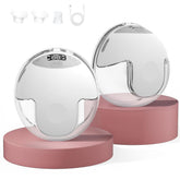 Ubeauty.Dbetter wearable breast pump with LED display for easy monitoring during on the go sessions