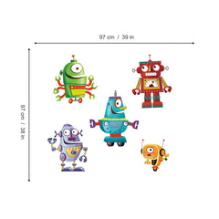 ufengke kid bedroom robots create a vibrant, inviting space.