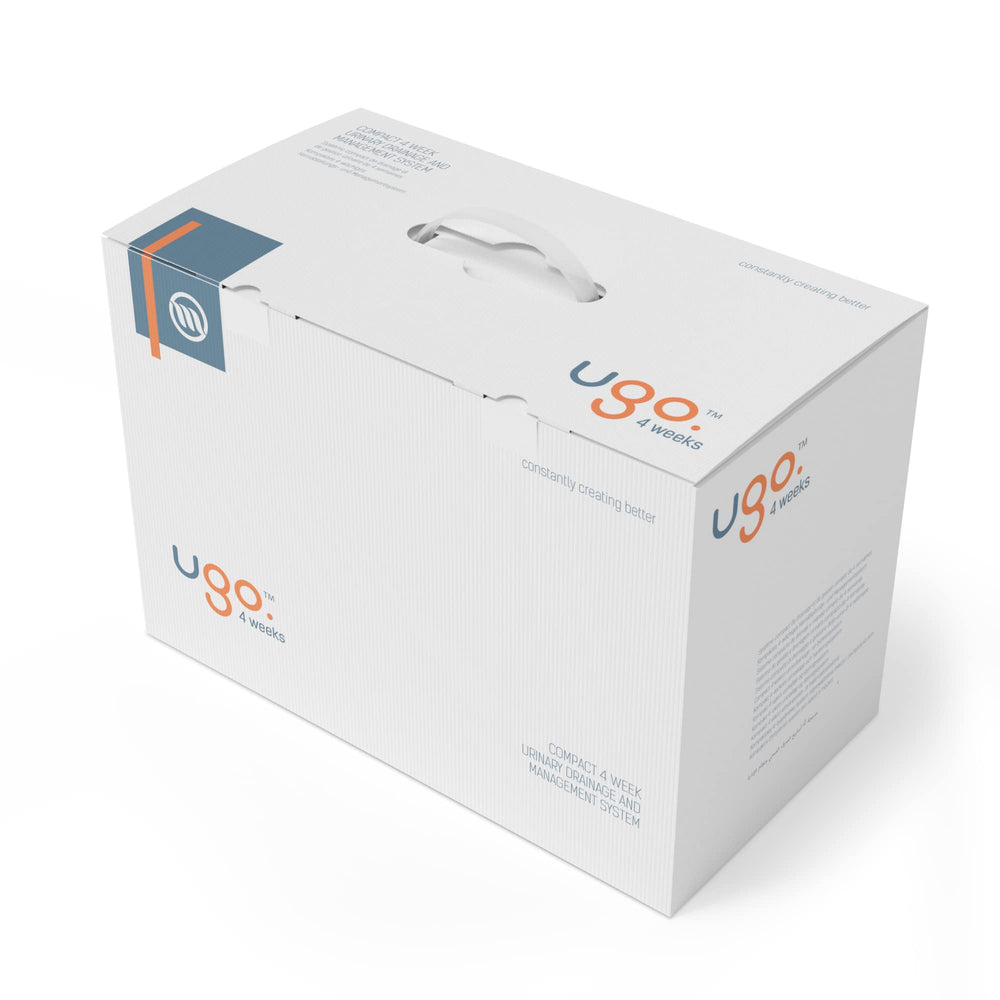 Ugo 4 Weeks monthly supply box for organized home urology kit.