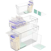 Ugotfeels breastmilk storage container with clear view for quick bag identification