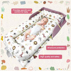 UGRASEA baby lounger wrap-around design provides secure bonding time.
