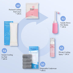 UHdod upside-down peri bottle for easy, hands-free cleansing during recovery
