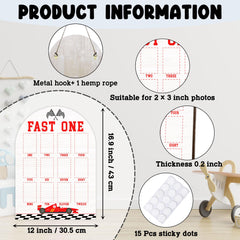 UIBOVA Fast One Photo Board hanging hooks for easy wall display