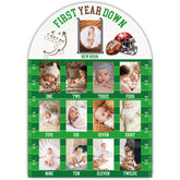 UIBOVA first year photo board with 12-month slots preserves baby milestones.