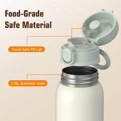 UKEXE portable bottle warmer chamber interior; stainless steel heats milk efficiently.