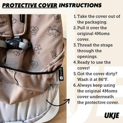 UKJE easy-install swing cover demonstrates quick, tool-free setup for busy parents