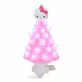 Ukonic Sanrio Hello Kitty pink 6-inch ceramic tree nightlight glowing softly for cozy holidays