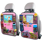 ULEEKA backseat organizer with 11-inch table holder for family road trips
