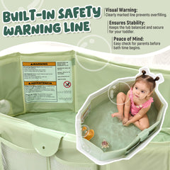 UNCLE WU tub with easy pull drain for quick water release