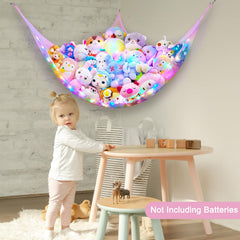 Unicorn Castle large-capacity storage for plush toys and soft items.