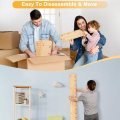 Unicorn Castle writable area logs height milestones with color pens