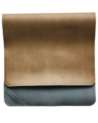 Uniklook leather portable changing pad full view, travel-ready baby care.