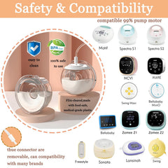 UNIKOO hands-free pump accessory worn in the bra for multitasking