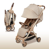 Unilove Pika stroller lightweight frame ideal for travel and daily use.