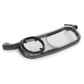 UNIQUIFY snack tray cup holder showing drinks within reach for a stroll