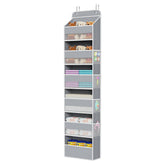Univivi door-hanging-organizer with six large compartments for easy nursery storage.