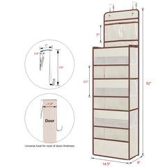 Mesh-front Univivi organizer offering breathable, visible storage in nursery or bathroom.