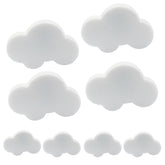 Unlorspy white cloud knob enhances drawers with a safe soft-rubber design