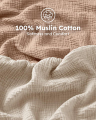 Unnivoll mini crib sheet in soft, breathable cotton for everyday comfort.