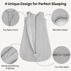 Unnivoll quilted design with even fill distribution for durability.