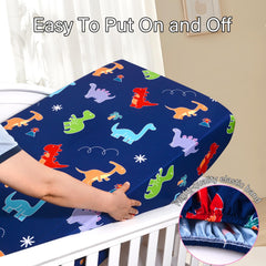 UOMNY crib sheets design with cute patterns appealing to kids.