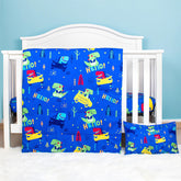 UOMNY dinosaur crib bedding comforter shows cozy fabric for nap time.