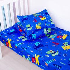 UOMNY dinosaur print quilt adds playful nursery decor.