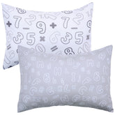 UOMNY toddler pillowcase 13x18 with envelope closure for secure, skin-friendly use.