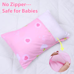 UOMNY travel-ready pillowcase set; compact 2-pack for easy on-the-go comfort