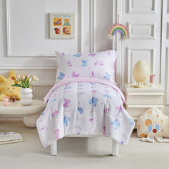 UOZZI BEDDING butterfly toddler pillowcase adds playful color to night.