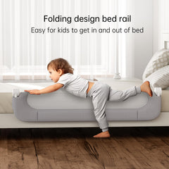 UPGOGO reinforced anchor system keeps the rail stable on various beds.