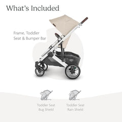 UPPAbaby Cruz V2 Toddler seat reversible for facing you or the world