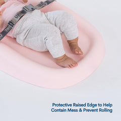 Upseat changing pad liquid-resistant surface cleans easily and resists odors.