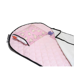 Urban Infant nap mat pattern choice enhances child comfort during daycare rest.