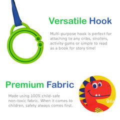 Urban Kiddy name stickers included for personalized page labels and learning.