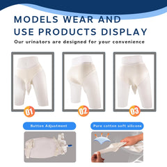 UrinEbhq two-leg bags offer large capacity for convenient, quick urine disposal.