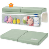 URMYWO bath kneeler and elbow rest set with organizer ensures comfy bath time