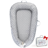 URMYWO baby lounger with 360 bumper for secure tummy time.