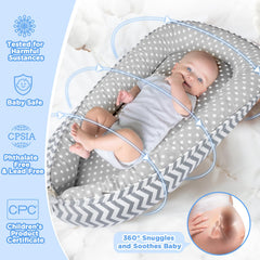 URMYWO lounger showing pure cotton fabric for breathable comfort.