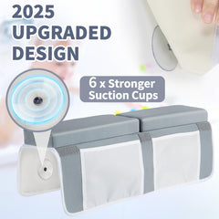 URMYWO bath toy organizer pockets keep essentials within easy reach.