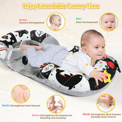 URMYWO dangling toys stimulate senses during tummy time