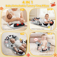 URMYWO detachable C-shaped pillow for versatile seating support