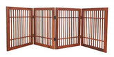 Urnporium four-panel gate assembled, sturdy acacia wood for versatile room use